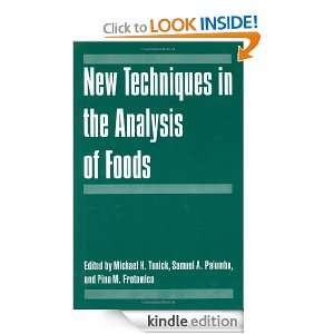 New Techniques in the Analysis of Foods Michael H. Tunick, Samuel A 