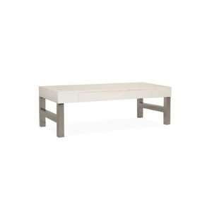  Tura Coffee Table in White Lacquer