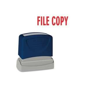  Sparco FILE COPY Red Title Stamp