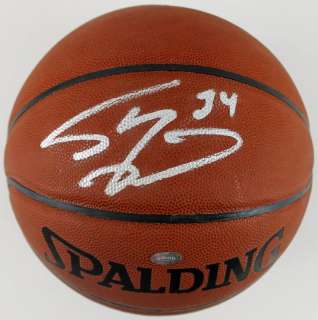 LAKERS SHAQUILLE ONEAL AUTHENTIC SIGNED BASKETBALL FULL NAME PSA/DNA 