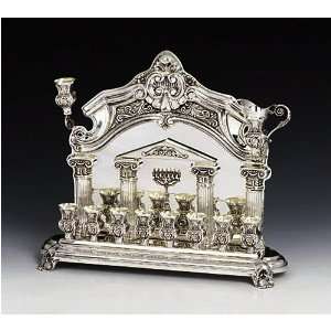  Sterling Silver Heichal Shlomo Menorah 