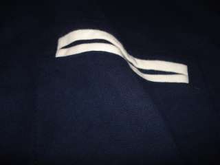 Polo Ralph Lauren Navy Blue L Jacket Fleece Baseball Varsity Full Zip 