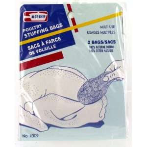  Poultry Turkey Stuffing Bags, 2 Bags   1 Pack Kitchen 