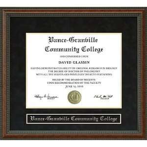  Vance Granville Community College Diploma Frame Sports 