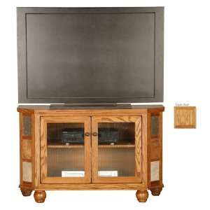  Coastal 63142RDLT 45 in. TV Cart   Lite Oak