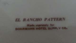   China El Rancho 13 Oval Serving Platter Dohrmann Hotel Supply  