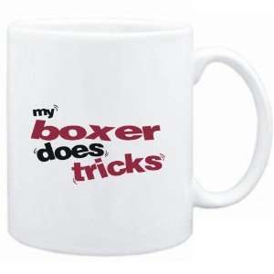 Mug White  MY Boxer DOES TRICKS  Dogs 