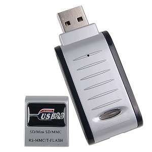  USB 2.0 Portable SD/MMC Card Reader Electronics