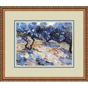  Olive Trees by Vincent Van Gogh   Framed Artwork