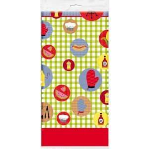  Barbeque Cookout Plastic Tablecover Party Supplies
