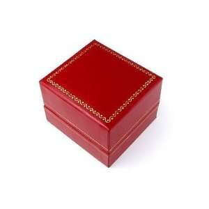    Classic Cartier Design Leatherette Red Ring Gift Box Jewelry