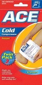 Ace Instant Cold Compress Twin Pack, 7514  1 Ea 382902075141  