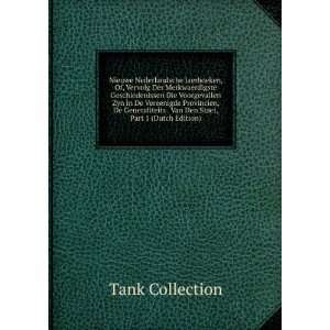   . Van Den Staet, Part 1 (Dutch Edition) Tank Collection Books