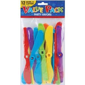  Party Favors 12/Pkg Whirl A Copters Arts, Crafts & Sewing