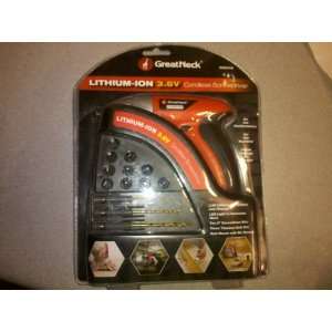    Great Neck Lithium Ion 3.6V Cordless Screwdriver