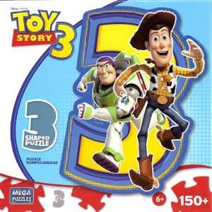  Mega Brands Toy Story 3 Shaped Jigsaw Puzzle Toys & Games