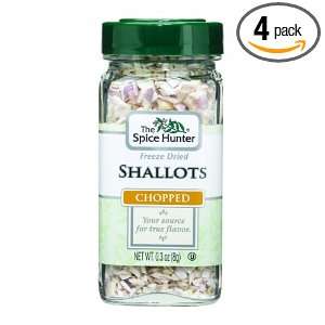 The Spice Hunter Shallots, Freeze Dried, Chopped, 0.3 Ounce Jars (Pack 