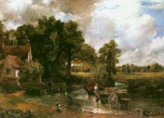 EXTRA LARGE FRAMED John Constable The Hay Wain Painting Repro CANVAS 