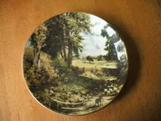 Crown Staffordshire John Constable Collectors Plate  