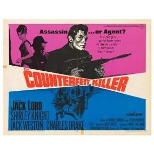 Counterfeit Killer Original Movie Poster, 28 x 22 (1968 