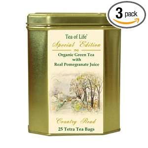 Tea Of Life Special Edition, Country Road, Blend Flavor, 25 Count 
