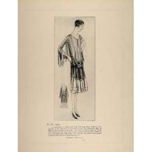   Fashion Couture Chiffon Dress Agnes   Original Print