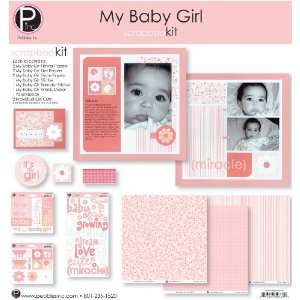  My Baby Girl Scrapbook Page Kit 12 Inch X12 Inch