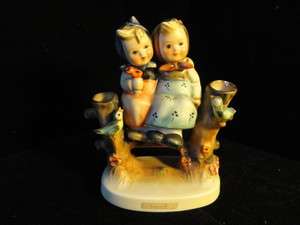   West Germany, MJ Hummel porcelain Coquettes #179 5x3.5  