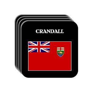  Manitoba   CRANDALL Set of 4 Mini Mousepad Coasters 