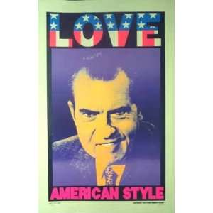  Love American Style (Nixon) Poster 24 x 36 Aprox.