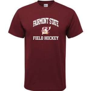  Fairmont State Fighting Falcons Maroon Field Hockey Arch T 