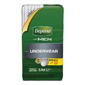  Kimberly Clark Depend Super Plus Absorbency Men Underwear 