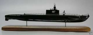 SS 197 USS Seawolf Sargo Class Submarine Wood Model  