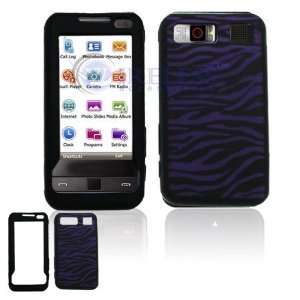   /i900 Purple/Black Zebra Laser Cut Silicon Skin Case