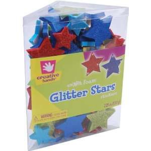  Foam Glitter Stickers 2.25 Ounces Stars