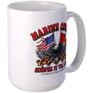   Mug Coffee Drink Cup Marine Corps Semper Fi Til I Die 