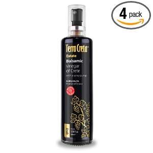 Terra Creta Balsamic Vinegar in Spray, 3.38 Ounce (Pack of 4)  