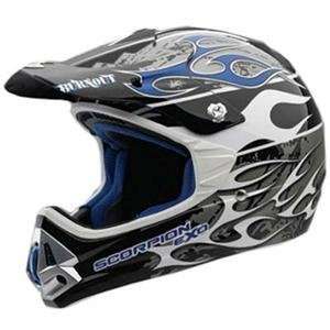 Scorpion VX 17 Burnout Helmet   X Small/Blue Automotive