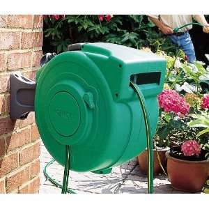  Self winding Hose Reel with 65 Hose Patio, Lawn & Garden