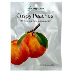 Crispy Green, Fruit FrzDried Peach Slices, 0.36 Ounce (12 Pack 