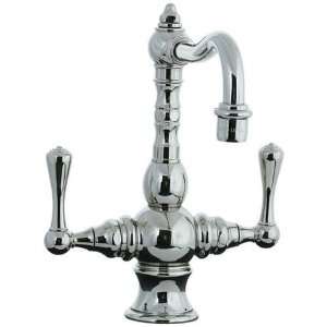   Highlands Highlands Double Handle Single Hole Bar Faucet with Cro