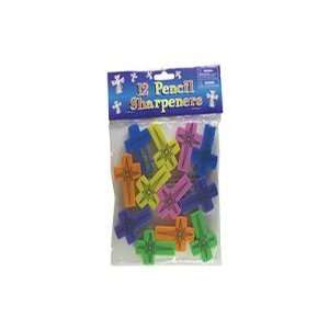  Pencil Sharpener Cross 12 Piece Party Pak (2 Pack) Pet 