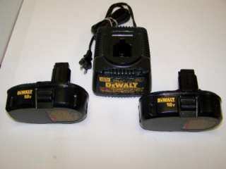 DEWALT 18 Volt Cordless Tool Set Combo Drill Sawzall Impact Driver 