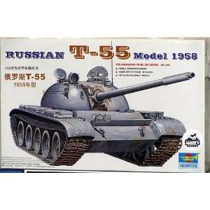  Trumpeter 1/35 Russian T 55 Model 1958 Toys & Games