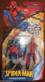 Spider Man 6 inch SNAP ON SCUBA GEAR  