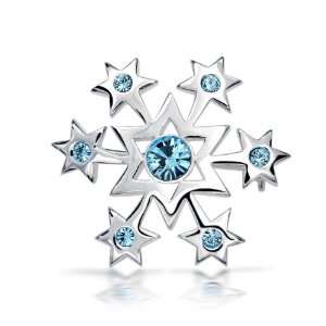 com Mothers Day Gifts Bling Jewelry Blue Crystal Sterling Silver Star 