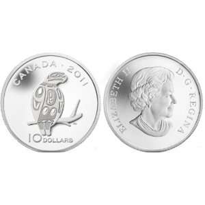 Canada 2011 $10 Peregrine Falcon Silver Proof Coin Toys & Games