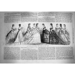  1869 Paris Womens Fashion January Empress Ladies