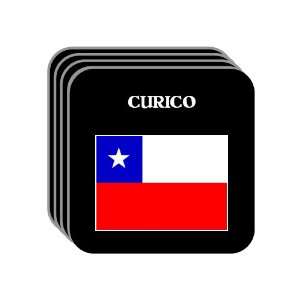  Chile   CURICO Set of 4 Mini Mousepad Coasters 