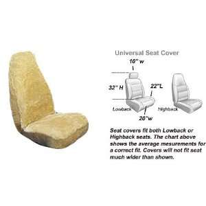  2 Front Universal Fit Bucket Seat Cover Genuine Sheep Skin 